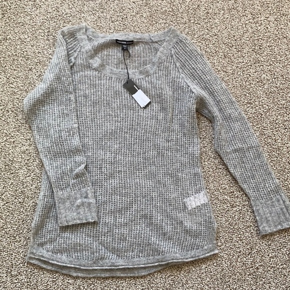 James Perse Sweaters | James Perse Knit Cashmere Sweater | Color: Gray | Size: Xs | Xgomez45's Closet